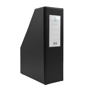 Iratpapucs 9cm, PVC lapraszerelt Bluering®, fekete