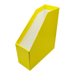 Iratpapucs 9cm, karton, lakkozott Bluering® sárga