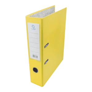 Iratrendező A4, 7,5cm,lapraszerelt, Bluering® Smart sárga