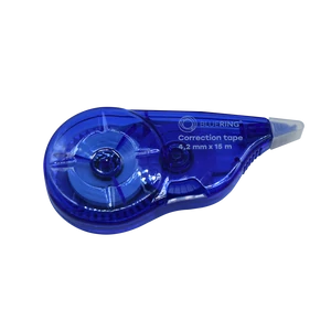 Compact Bluering hibajavító roller 4,2 mm × 15 m, eldobható kivitel, fehér szalaggal hibák gyors és tiszta kijavításához