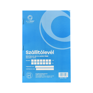 Szállítólevél A5, 25x4lapos B.10-70/A/V Bluering® 
