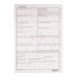 CMR nemzetközi fuvarlevél A4, 4lapos garnitúra B. CMR/4 Bluering®
