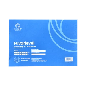Bluering A4 fuvarlevél tömb 50x3 lapos kivitelben szállításhoz, fuvarozáshoz és áruátadási dokumentációhoz