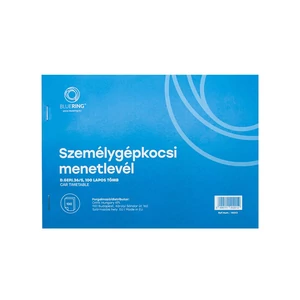 Személygépkocsi menetlevél A5, 100 lapos D.GEPJ.36/5 Bluering®
