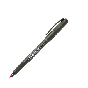 Piros Centropen 2636 F OHP 0,6 mm alkoholos marker finom heggyel átlátszó fóliák és nem porózus felületek feliratozására