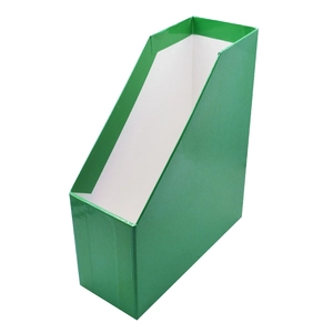 Iratpapucs 9cm, karton, fóliázott Bluering® zöld