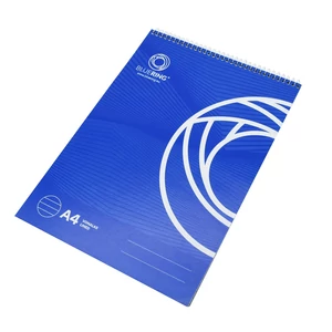 Jegyzettömb spirálozott, A4, 60 lap, Bluering, vonalas