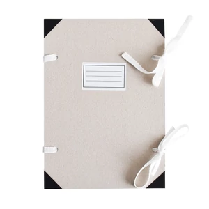 Szalagos irományfedél A4, megerősített sarokkal 1250g. 1m szalaggal Bluering®