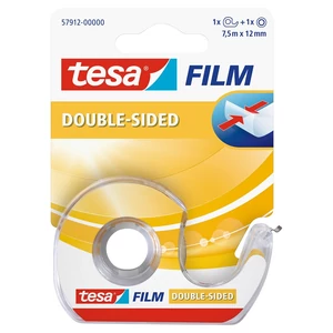 Tesa 57912 kétoldalas ragasztószalag adagolóval, 12 mm x 7,5 m
