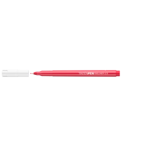 Rostirón, tűfilc vízbázisú, 0,5mm, kerek test, Tinten Pen Ico piros