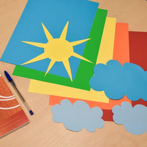 Bluering intenzív színes másolópapír A4, 80 g, 5 féle élénk árnyalatban, 100 lapos csomag