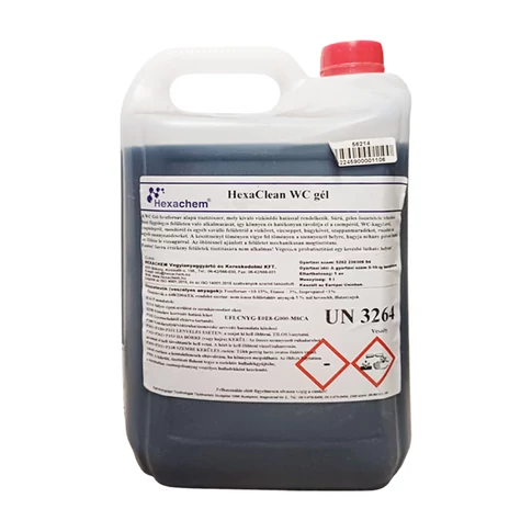 WC tisztító gél 5 liter Hexaclean