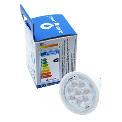 Led 6W GU10 2700k 470lm Blue Light