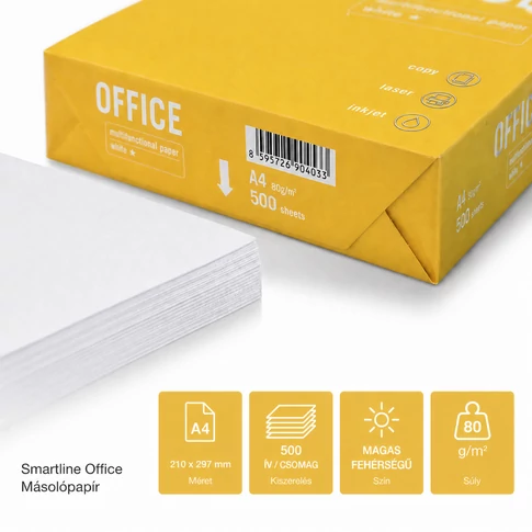 Másolópapír A4 Smartline Office részletek