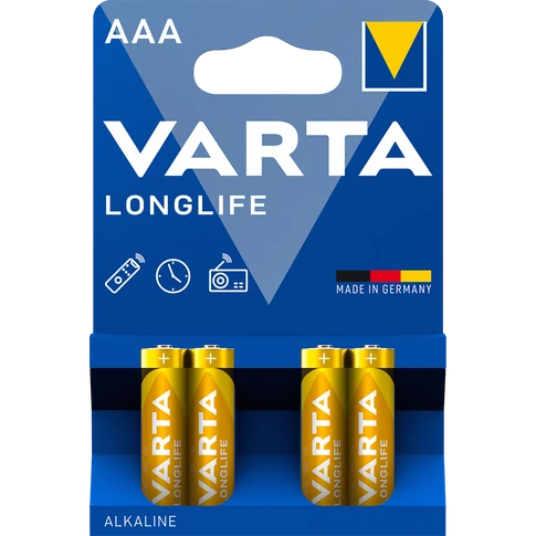 Varta Longlife AAA elem 4 darabos csomag