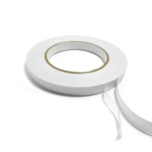 Bluering kétoldalas szalag 12 mm-es keskeny kivitelben, nagy 50 m hosszúsággal