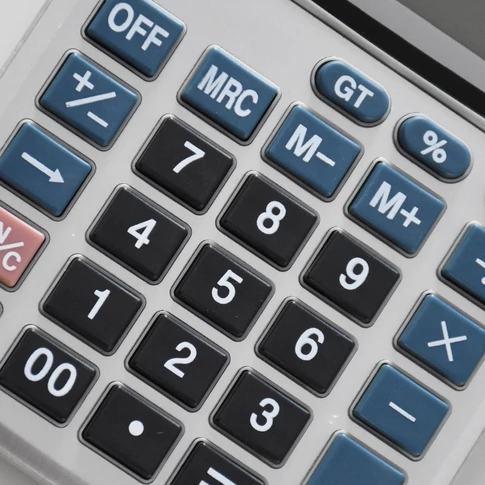 12 digit Bluering BR-120 asztali kalkulátor – tizedesjegy beállítás, százalékszámítás, hibajavítás gomb, memória