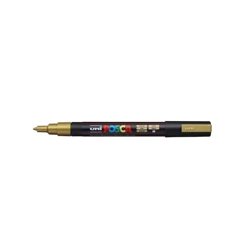 Posca PC-3M arany dekormarker - vízbázisú, kreatív díszítéshez