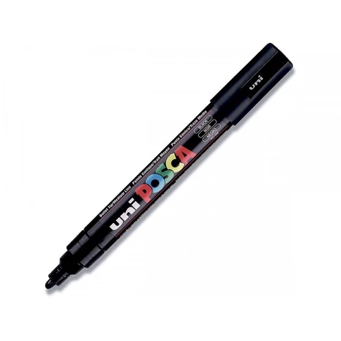 Dekormarker 1,8-2,5mm, Uni Posca PC-5M fekete