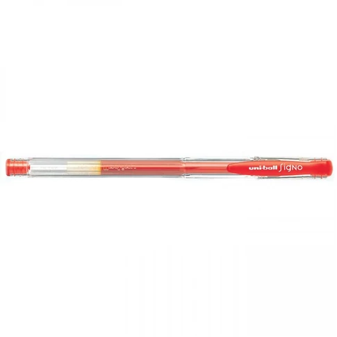 Zseléstoll 0,5mm, Uni UM-100, írásszín piros