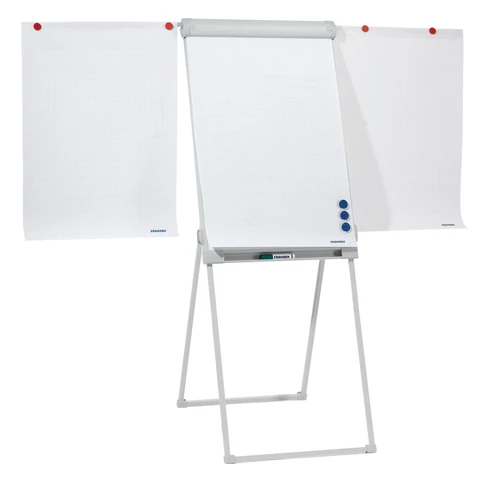 Flipchart tábla 67x95cm, mágneses, 2 db segédkarral, Proline  FC84 Franken