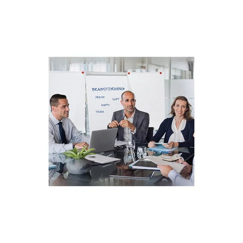 Flipchart tábla 68x105 cm mágneses,2 db segédkarral, 5 görgős gurítható PremiumLine FRANKEN