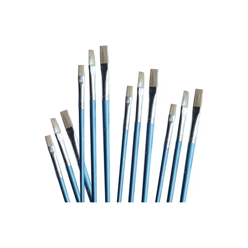 Educa 0577/8 lapos ecset, 8-as méret, 12 db/doboz – temperához, gouache-hoz, plakátfestékhez