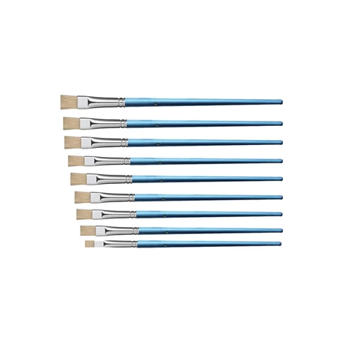 Educa 16-os lapos ecset – természetes sörtéjű, 12 darabos festőecset készlet művészeti és iskolai használatra