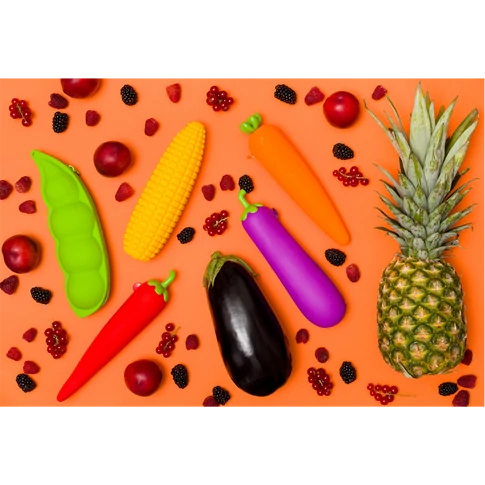 Tolltartó, szilikon, chili paprika, Nebulo 