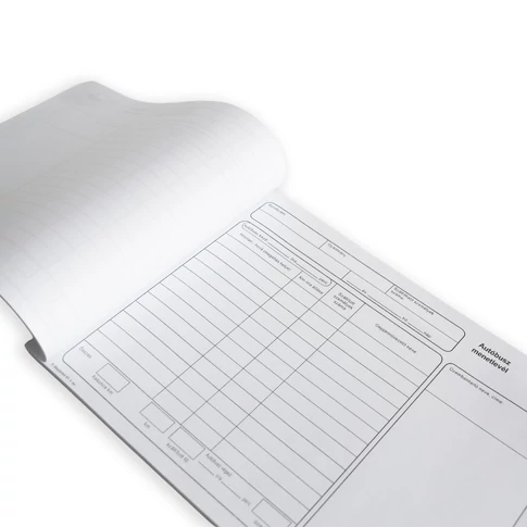 Autóbusz menetlevél A4, 100lap,os fekvő D.GEPJ.41