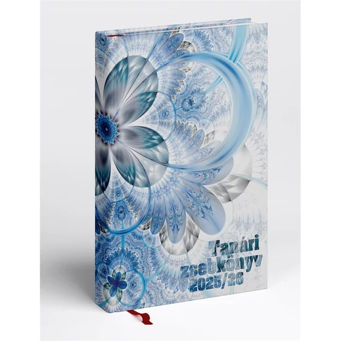 Tanári határidőnapló A5, műbőr 150mmx210mm, fehér lapokkal jinjang 2026/2027 Realsystem