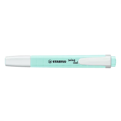 Szövegkiemelő 1-4mm, vágott hegy Stabilo Swing cool pastel 275/113 türkiz
