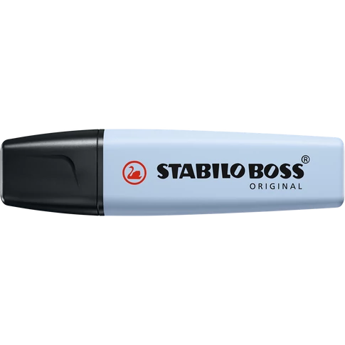 Szövegkiemelő 2-5mm, vágott hegyű, STABILO Boss original Pastel ködös kék
