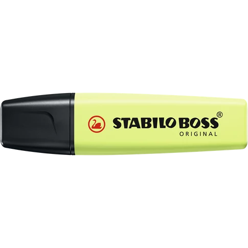 Szövegkiemelő 2-5mm, vágott hegyű, STABILO Boss original Pastel lime