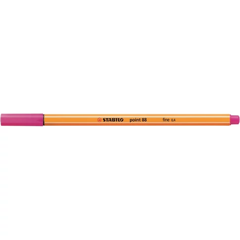 STABILO Point 88 pink tűfilc 0,4 mm rostirón színes jegyzeteléshez