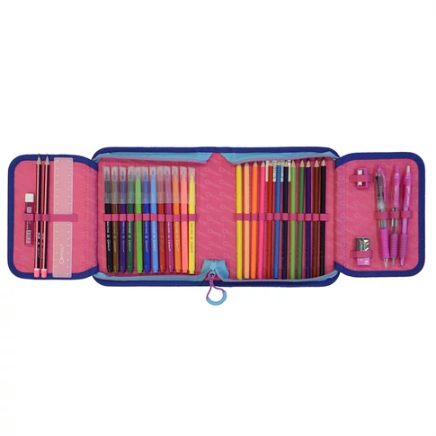 Tolltartó töltött szögletes 2 emeletes Connect 2021 Hableány lila türkiz