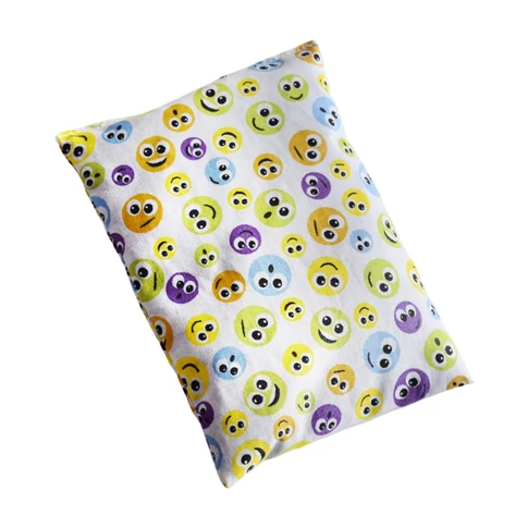 Vegyes mintás babzsák 15×12 cm – koordináció, célzás, dobáspontosság és egyensúly fejlesztéséhez; téglalap alakú, könnyen megfogható iskolai/óvodai játékszer