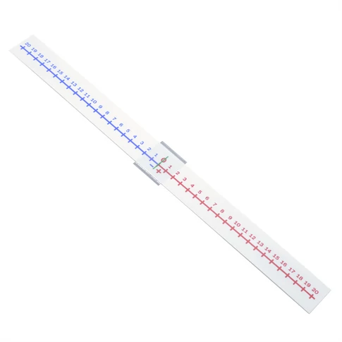 Számegyenes műanyag, iskolai használatra, Bluering