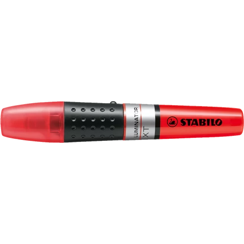 Szövegkiemelő 2-5mm, hengeres test Stabilo Luminator piros