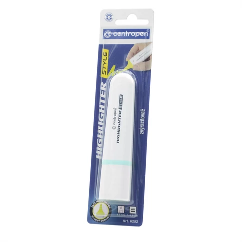Szövegkiemelő 1-4,6 mm, vágott hegyű, Centropen 6252 pasztellkék