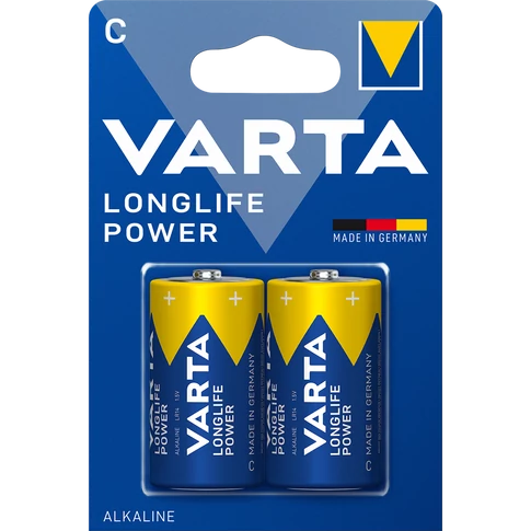 Elem C Baby LR14 Longlife Power 2 db/csomag, Varta