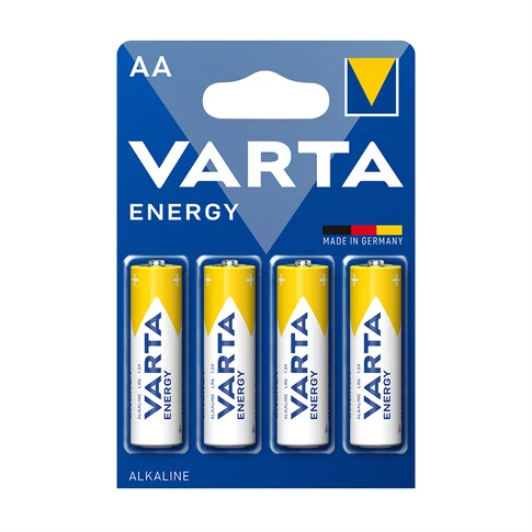 Varta Energy AA LR6 alkáli ceruzaelemek 4 darabos csomagolásban – megbízható energiaforrás mindennapi készülékekhez