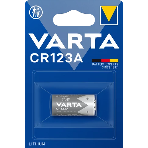 Fotóelem CR 123A 1 db/csomag, Varta Ultra Lithium