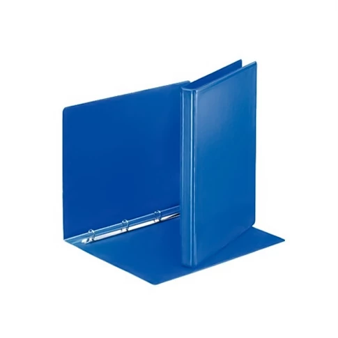 Esselte panorámás, kék A4-es gyűrűskönyv 4 gyűrűvel, 2,5 cm gerinccel, PP borítással, cserélhető előlap- és gerincbetéttel