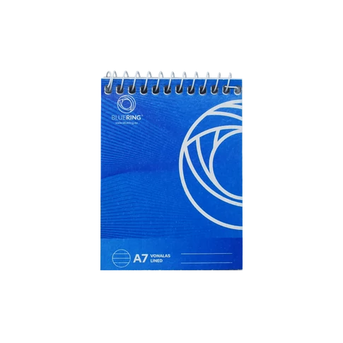 Jegyzettömb spirálozott A7 – gyors jegyzetelés kis helyen