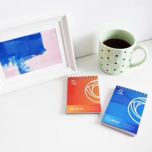 Spirálos jegyzettömb Bluering mindennapi használatra