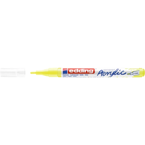 Akril marker 1-2mm, Edding 5300 neon sárga