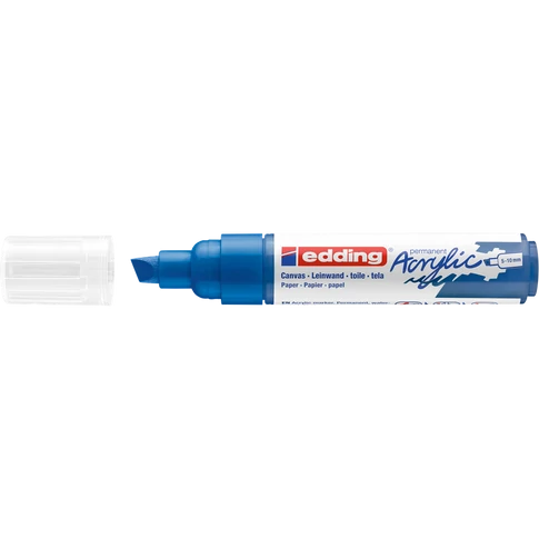 Akril marker 5-10mm, Edding 5000 kék
