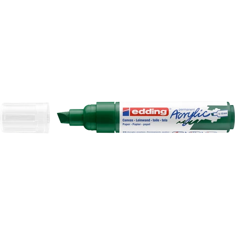 Akril marker 5-10mm, Edding 5000 mohazöld