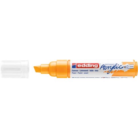 Akril marker 5-10mm, Edding 5000 narancssárga